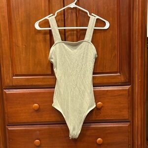 Chic Olive American Eagle Women’s Small Bodysuit